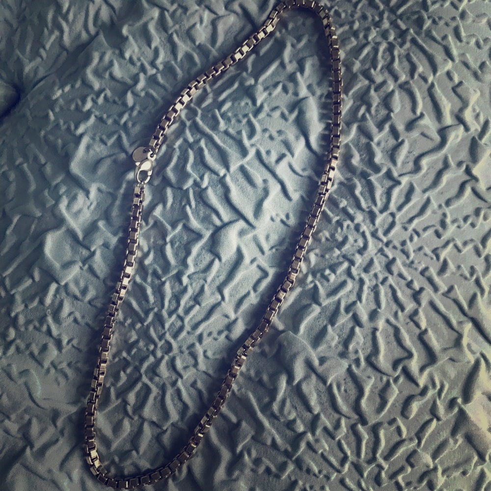 Tiffany & Co box necklace